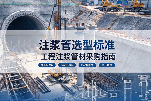 宁洱注浆管选型标准